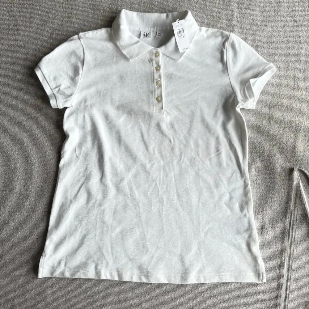 White Polo Shirt Gap Kids XXL